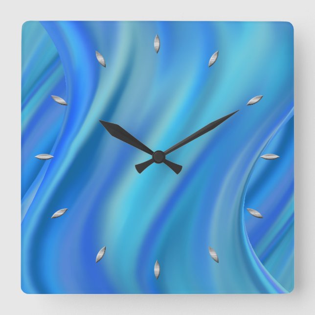 splash square wall clock (Front)