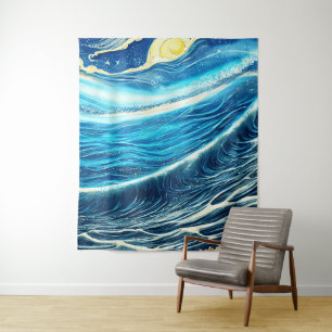 Splash Through the Waves Tapestry