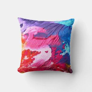 Splash  throw pillow