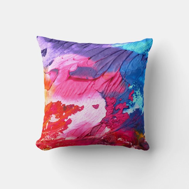Splash  throw pillow (Front)