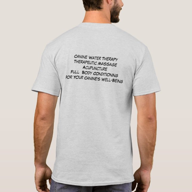 SplashDog Basic T-shirt w/services & logo (Back)