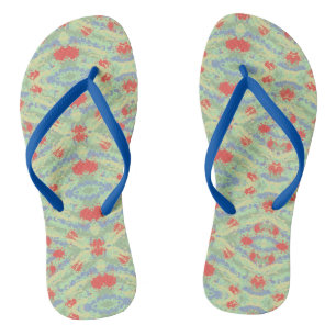 Splashes of Colour Flip Flops