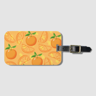 Splashes of Orange Luggage Tag