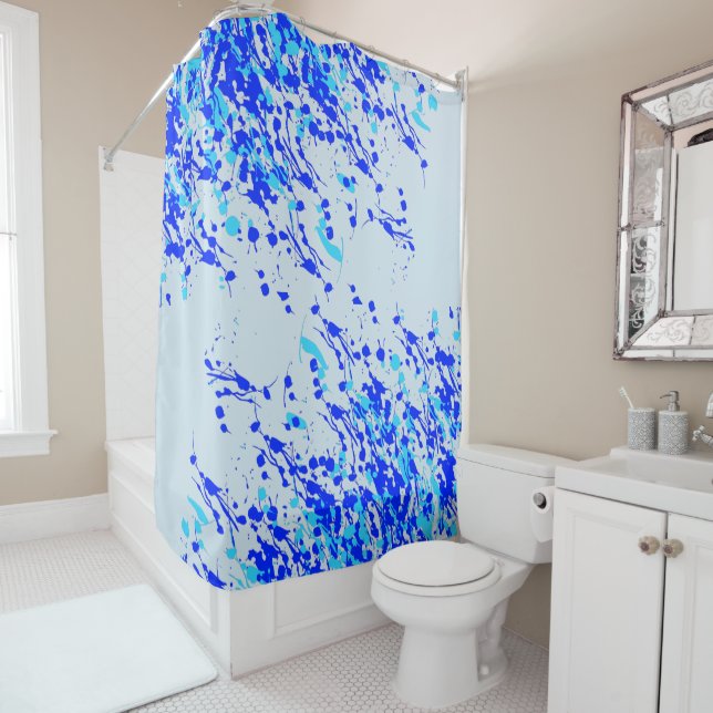 Splashes of Paint Blue (In Situ)
