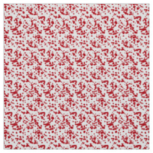 Splashes of red paint. fabric