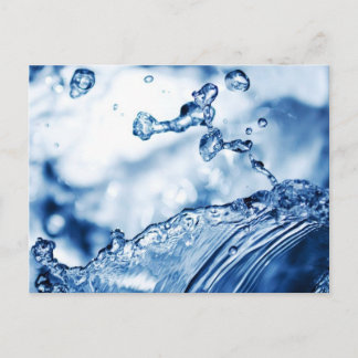 Splashing Water Postcard