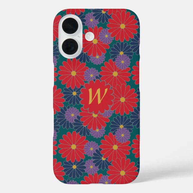 Splashy Fall Floral Case-Mate Phone Case (Back)