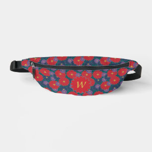 Splashy Fall Floral Fanny Pack