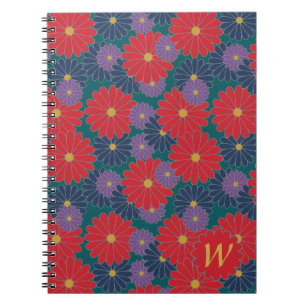 Splashy Fall Floral Notebook