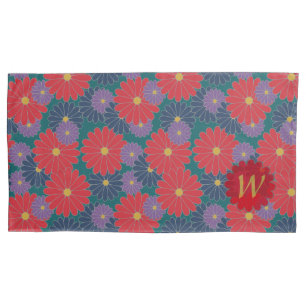 Splashy Fall Floral Pillow Case