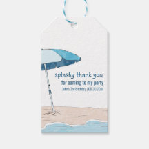 Splashy Thank You Summer Beach Themed