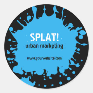 Splat! Blue Sticker
