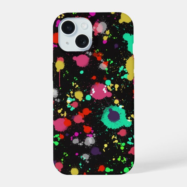 Splat! iPhone 15 Case (Back)