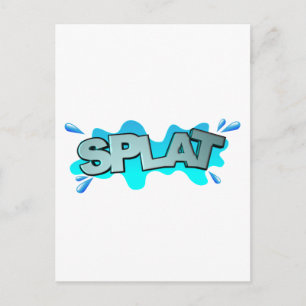 Splat Postcard