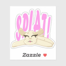 Splat Puppy Vinyl Sticker 