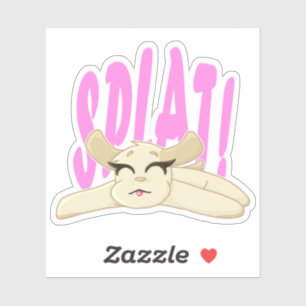 Splat Puppy Vinyl Sticker