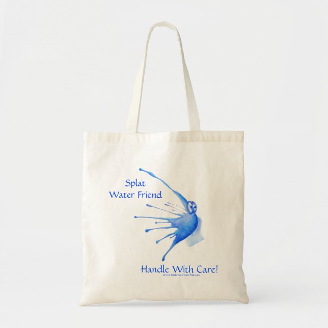 Splat, Water Friend from waterfolk.com Tote Bag (Front)