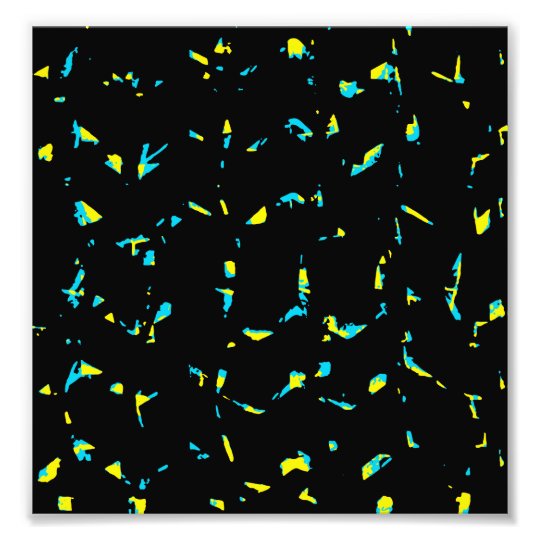 Splatter Abstract Dark Pattern Photo Print