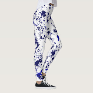 Splatter - Blue Leggings