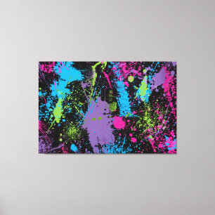 Splatter Canvas Print