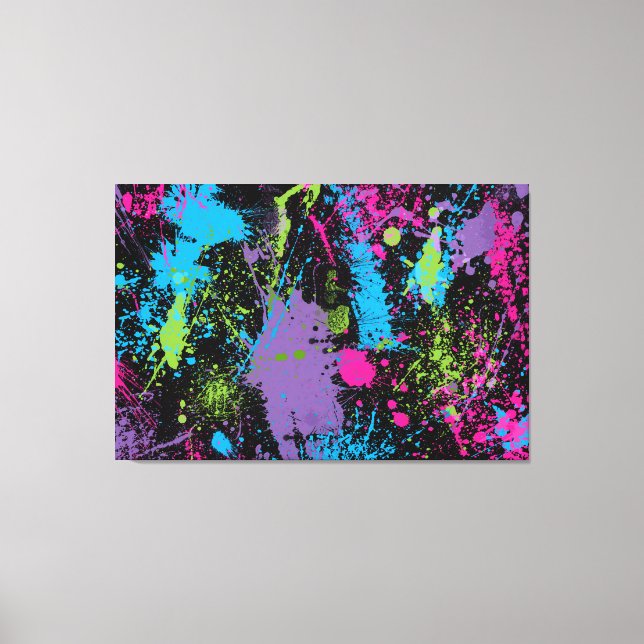Splatter Canvas Print (Front)