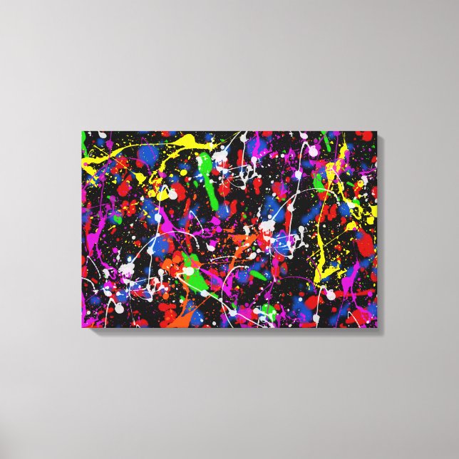Splatter Canvas Print (Front)