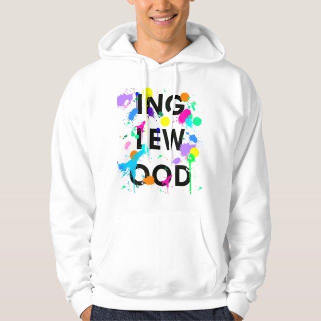 Splatter Customizable Hoodie (Front)