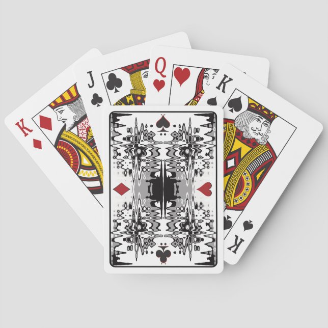 Splatter Design 1 Playing Cards (Back)