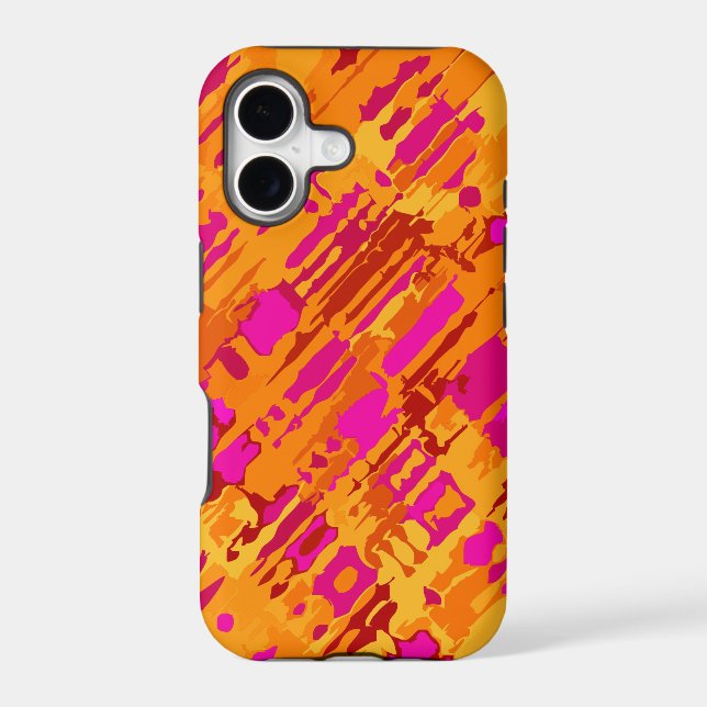 Splatter Design - orange pink (Back)