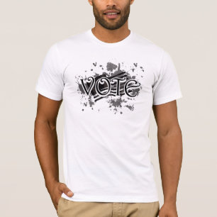Splatter flag VOTE! T-Shirt