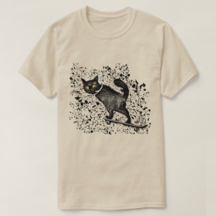 Splatter Graphic Skateboard T-Shirt