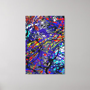 Splatter Grind_02 Canvas Print 