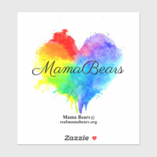Splatter Heart Sticker