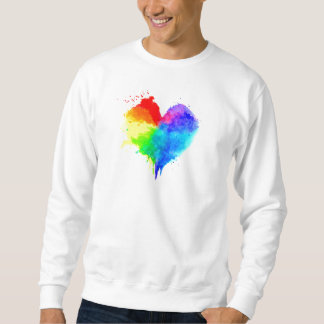 Splatter Heart Sweatshirt