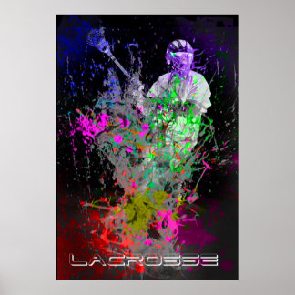 splatter lacrosse poster