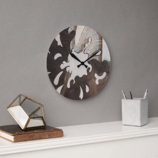 splatter large clock