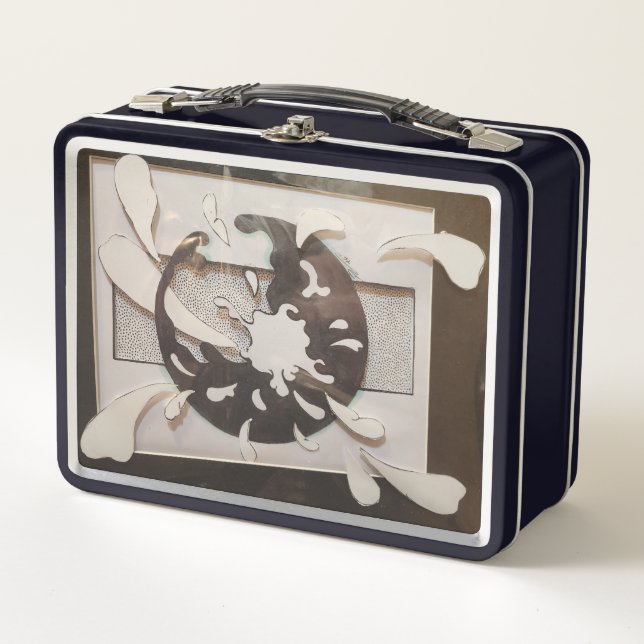 splatter metal lunch box (Front)