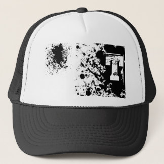 Splatter paint T Trucker Hat