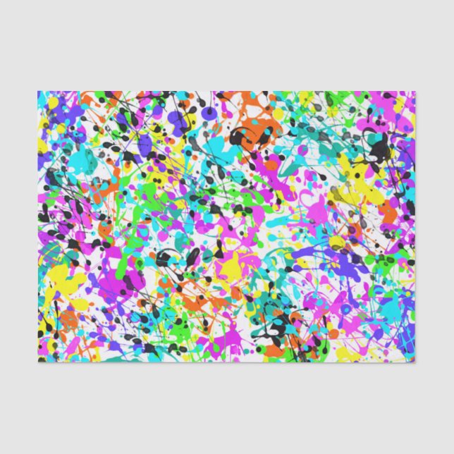 Splatter Paint Tissue Paper (Front)
