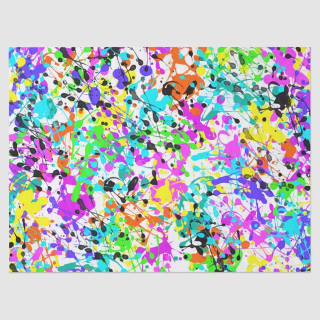 Splatter Paint Tissue Paper (Front)