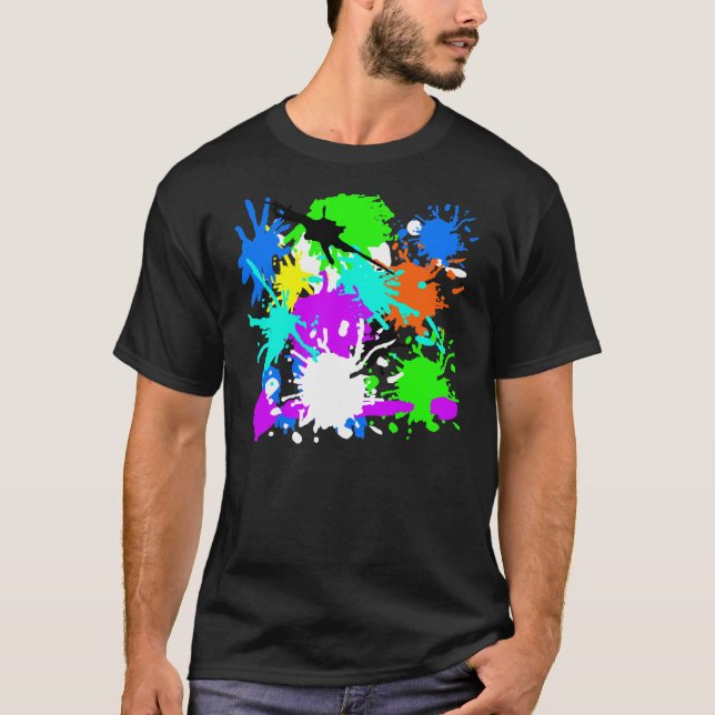 Splatter paintball shirt (Front)