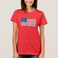 Splatter Painted Flag of the USA