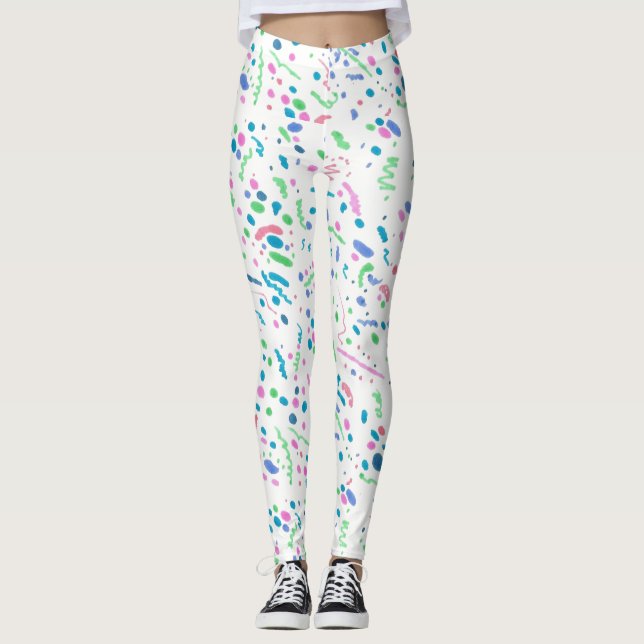 Splatter Painting Leggings (Front)