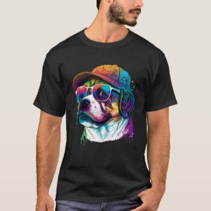 Splatter Pup Abstract Dog Dog  Canine 28 T-Shirt