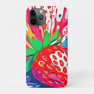 Splatter Strawberry Splash iPhone 11 Pro Case