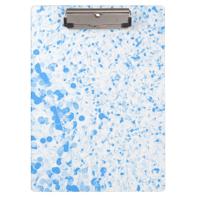 Splatter Texture - Blue Clipboard (Front)