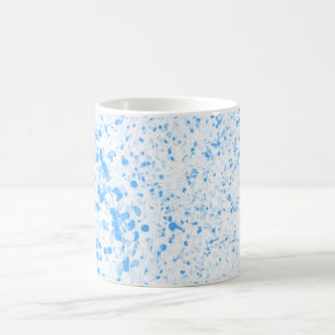 Splatter Texture - Blue Coffee Mug