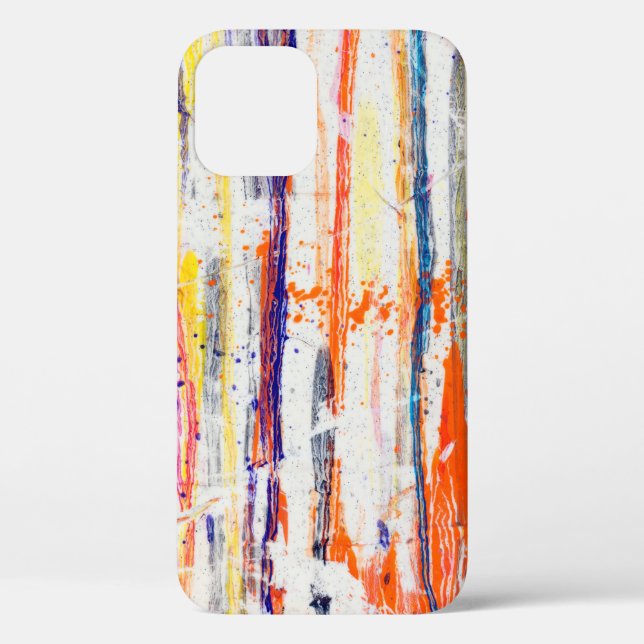 Splattered paint on white backgroundpaint,art,fine Case-Mate iPhone case (Back)