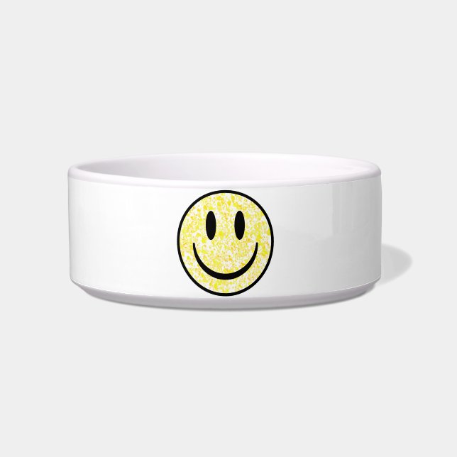 Splattered Smile Face Bowl (Front)