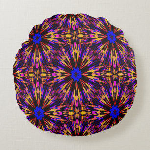 Splattered Stars... Round Pillow